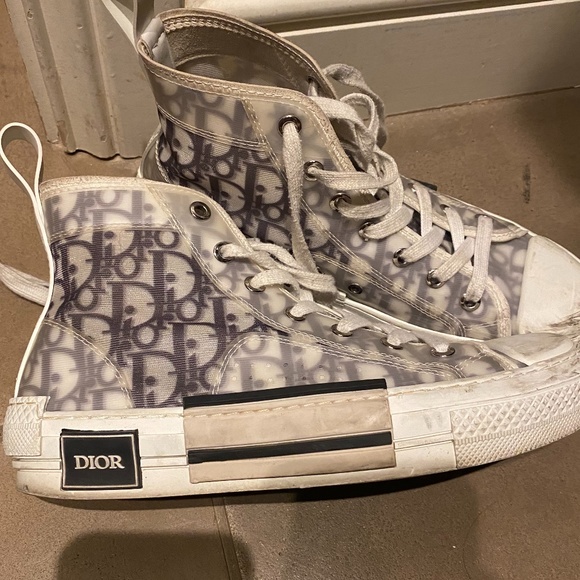 Dior High Top Sneakers - Picture 1 of 5